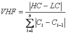Formula for Vertical Horizontal Filter